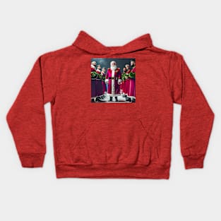 RimoVision Holiday Series 2023: Santa and the Gang Kids Hoodie